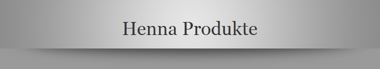 Henna Produkte