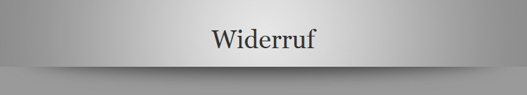 Widerruf